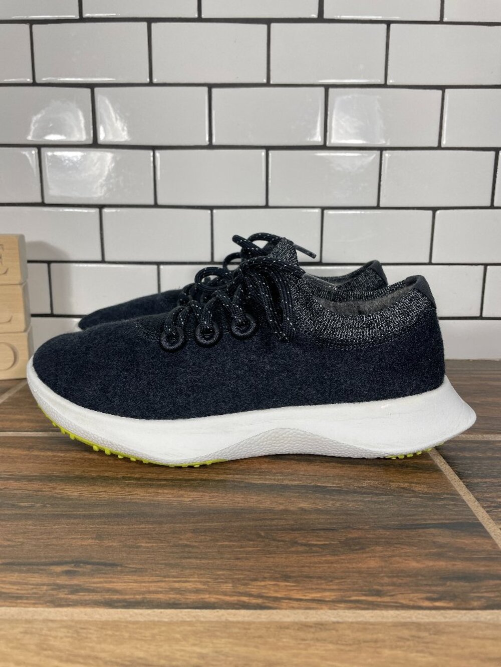 allbirds Wool Dasher Mizzle Shoes Womens Size 8 Black Casual Athletic Sneakers